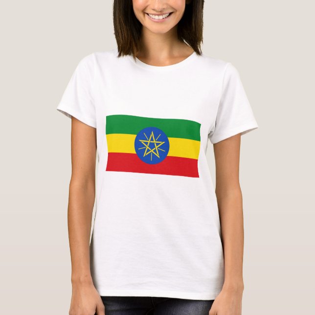 Ethiopia Flag T-Shirt (Front)