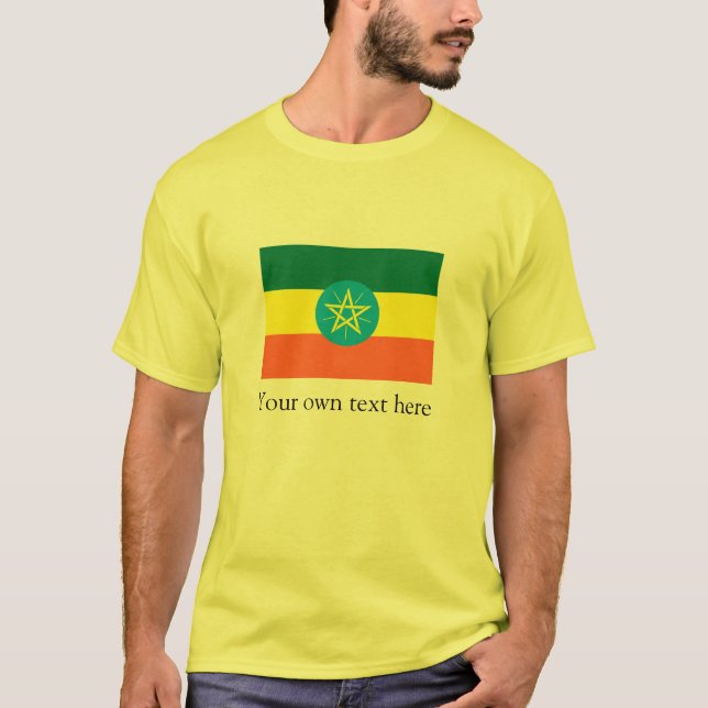 Ethiopia Flag T-Shirt (Front)