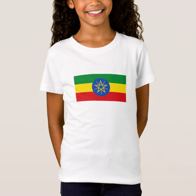 Ethiopia Flag T-Shirt (Front)