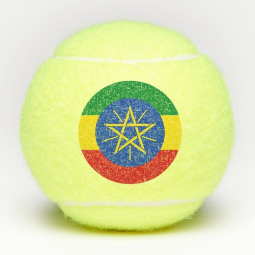 Ethiopia Flag Tennis Balls
