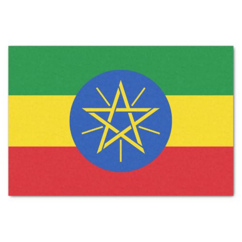 Ethiopia Flag Tissue Paper