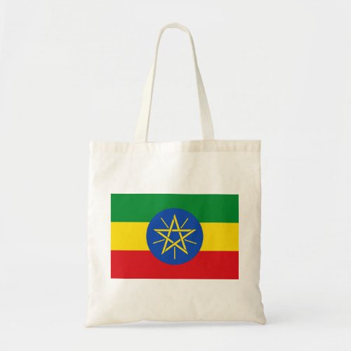 Ethiopia Flag Tote Bag