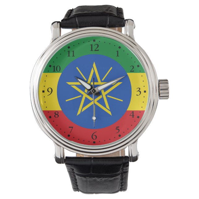 Ethiopia Flag Watch (Front)