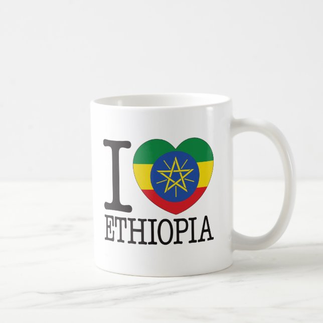Ethiopia Love v2 Coffee Mug (Right)