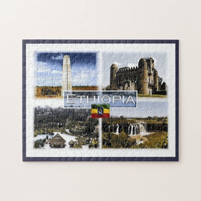 Ethiopia - Mosaic - Jigsaw Puzzle (Horizontal)