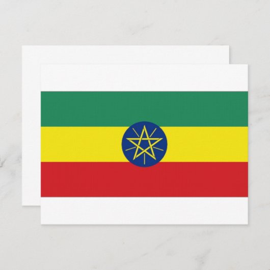 Ethiopia National Flag (Front/Back)