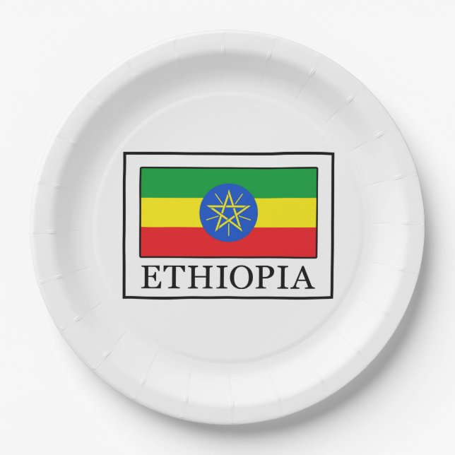 Ethiopia Paper Plates (Front)