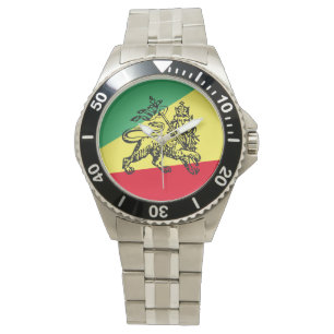 Ethiopia Rasta Lion of Judah Accessory Ethiopia Watch