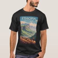 Ethiopia Shepard Herd Travel Art Vintage