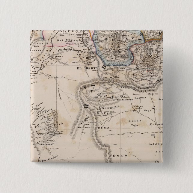 Ethiopia, Somalia, Africa Button (Front)