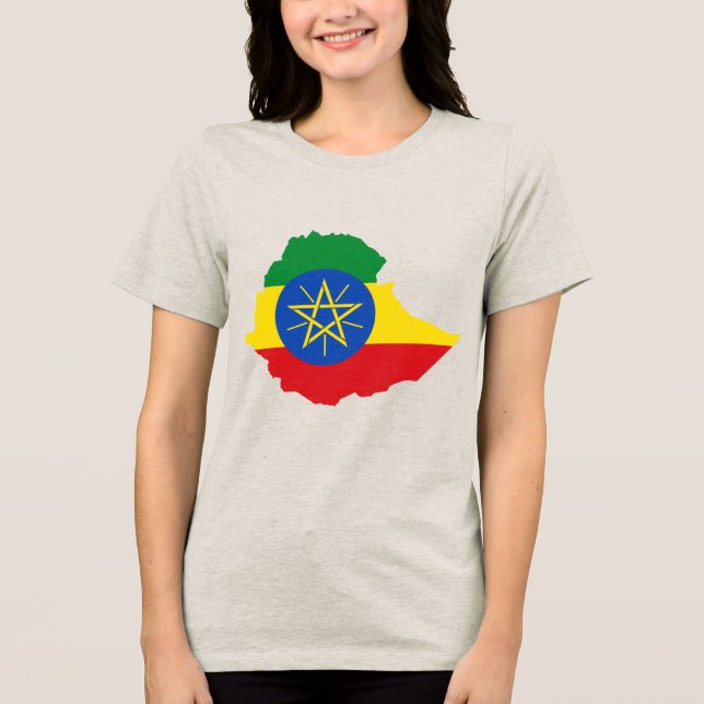 ETHIOPIA Special Tourist Gift Classic Tri-Blend Shirt (Front)
