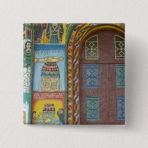 Ethiopia: Tigray Region, Axum, Christ Church, Button