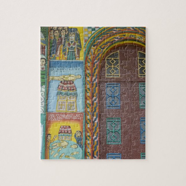 Ethiopia:  Tigray Region, Axum, Christ Church, Jigsaw Puzzle (Vertical)