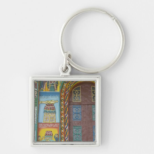 Ethiopia:  Tigray Region, Axum, Christ Church, Keychain (Front)