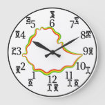 Ethiopia Time Clock - Amharic &amp; English Numbers