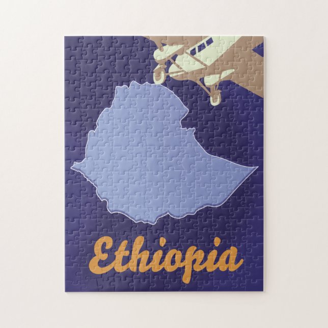Ethiopia travel poster jigsaw puzzle (Vertical)