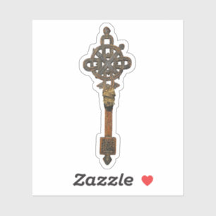Ethiopian African Orthodox Christian Cross Sticker