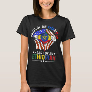Ethiopian American Foreign Ethiopia Flag T-Shirt