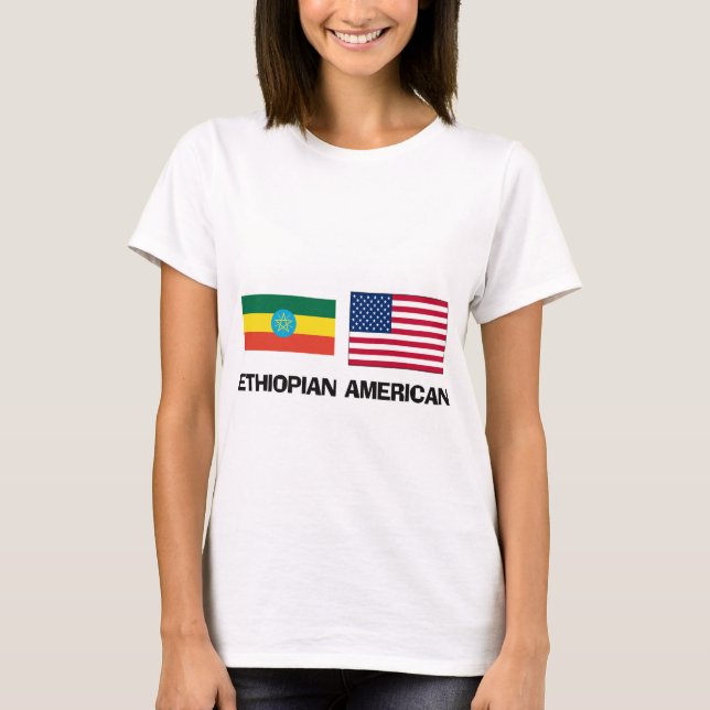 Ethiopian American T-Shirt (Front)