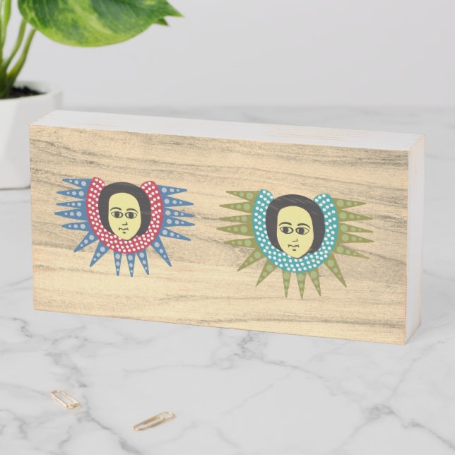 Ethiopian Angels Home Decor Wooden Box Sign (In Situ Horizontal)