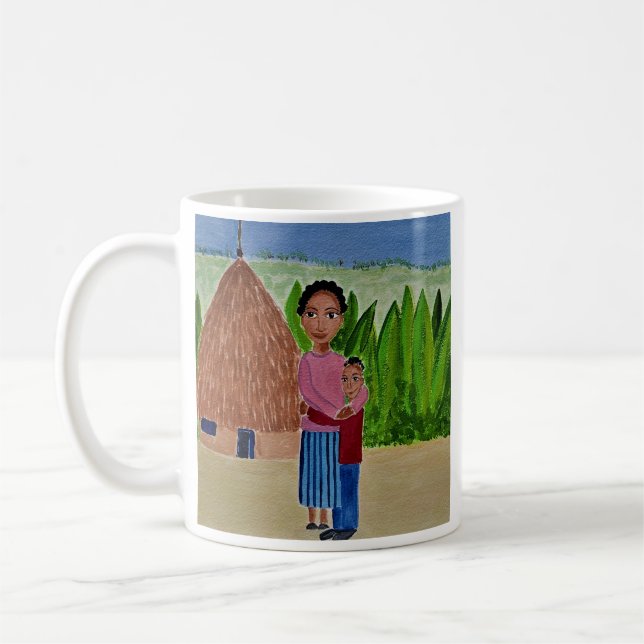 Ethiopian Art Mug (Left)