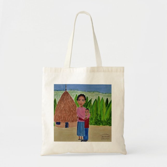 Ethiopian Art Tote Bag (Front)