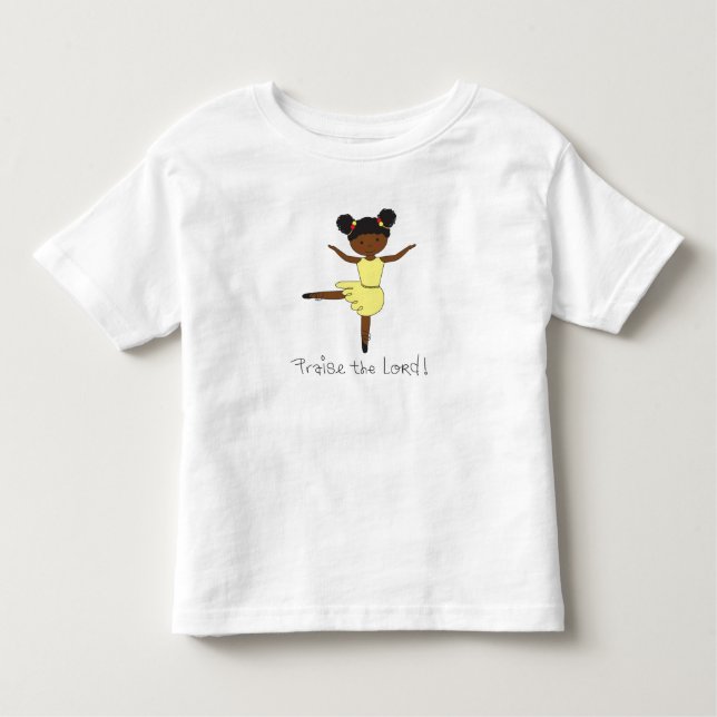 Ethiopian Ballerina Toddler T-shirt (Front)