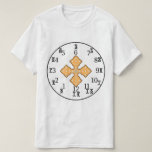 Ethiopian Bible Clock - Amharic &amp; English Numbers T-Shirt