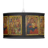 Ethiopian Black Madonna with Jesus Hanging Lamp (Right)