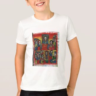 Ethiopian Church Painting - T-Shirt For Children