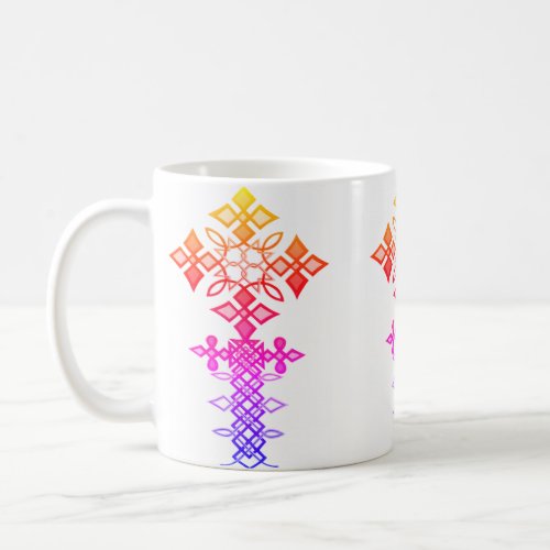Ethiopian Coffee Cross Design Mug