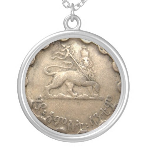 Ethiopian coin necklace