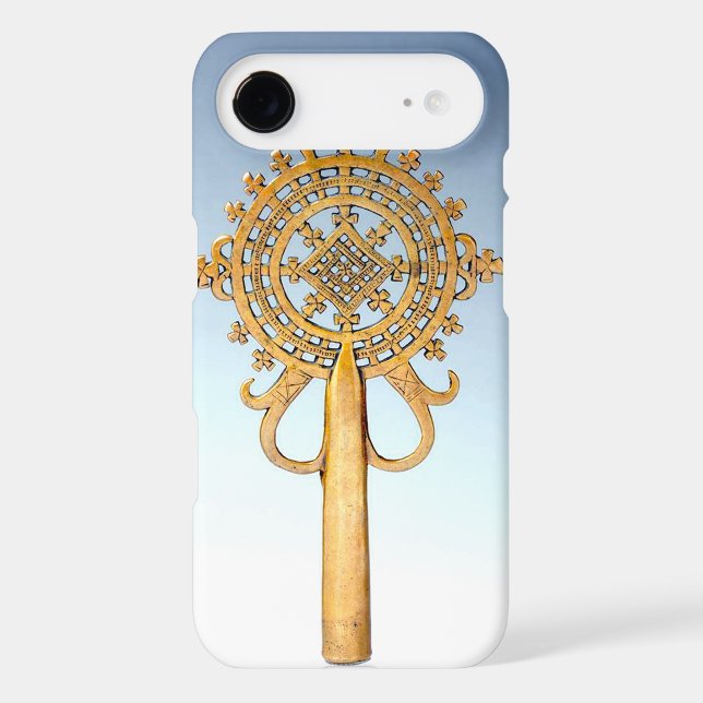 Ethiopian Cross Case-Mate iPhone Case (Back)