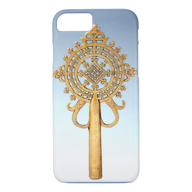 Ethiopian Cross Case-Mate iPhone Case (Back)