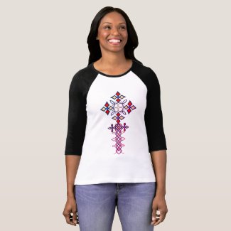 Ethiopian Cross Long Sleeve T-Shirt