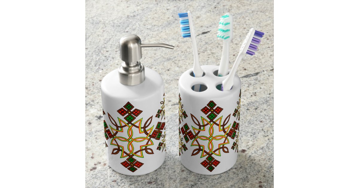 Ethiopian Cross Meskel Shower Bath Set Zazzle