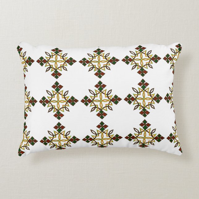 Ethiopian Cross Pillow (Front)