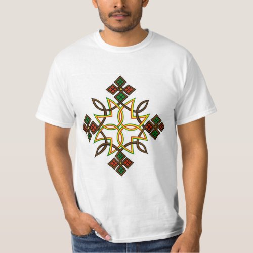 Ethiopian Cross T_Shirts Tees  Shirt Designs