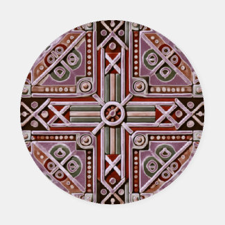 Ethiopian Design Influence Ceramic Coaster Set