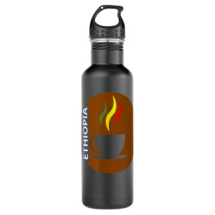 Ethiopian dress clothes Coffee  Stainless Steel Water Bottle
