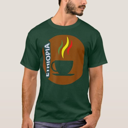 Ethiopian dress clothes Coffee  T_Shirt