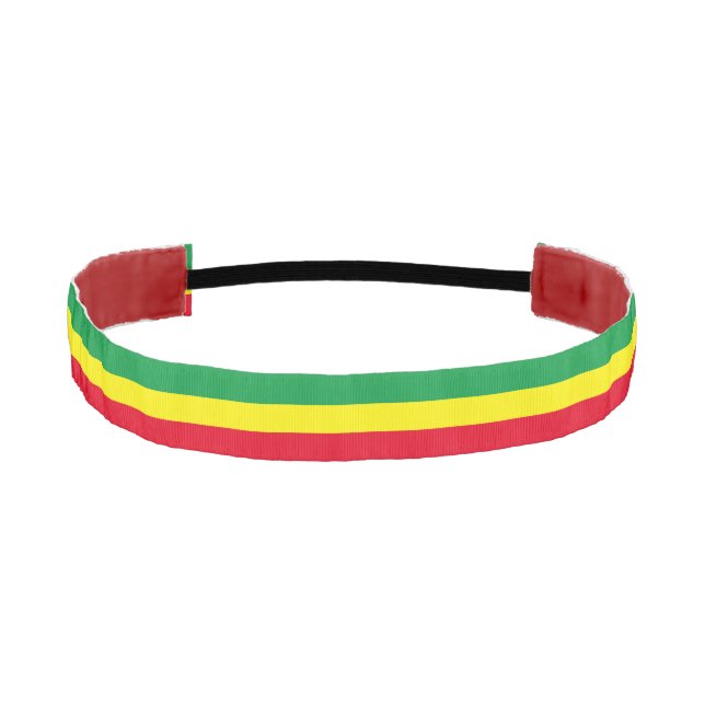 Ethiopian Flag  Athletic Headband (Front)