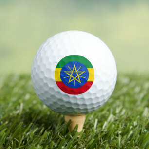 Ethiopian Flag, Flag of Ethiopia Golf Balls