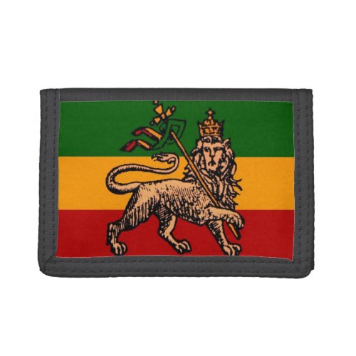 Ethiopian FlagLion of Judah Trifold Wallet