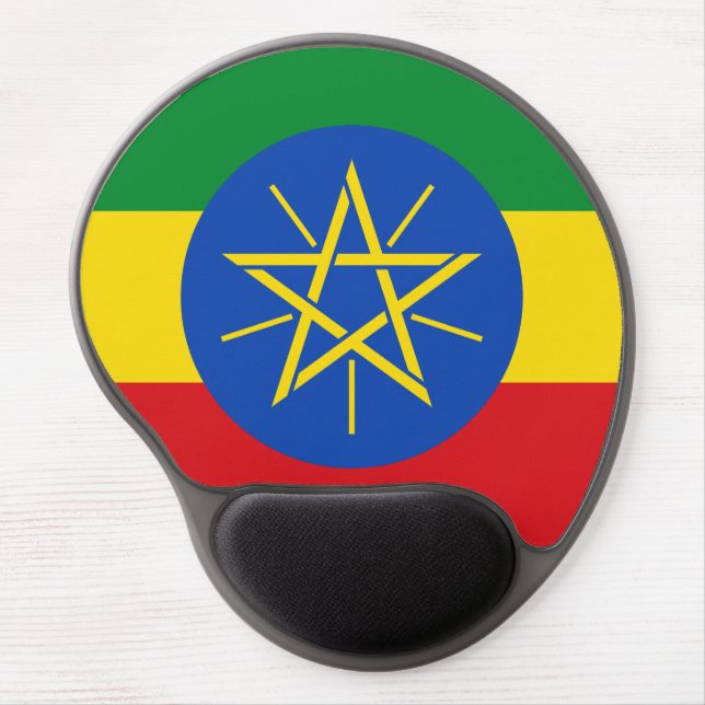 Ethiopian flag Mousepad (Front)