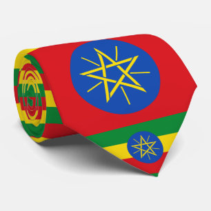 Ethiopian Flag & National Emblem, Flag of Ethiopia Neck Tie
