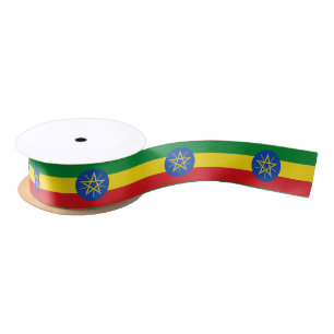 Ethiopian flag ribbon