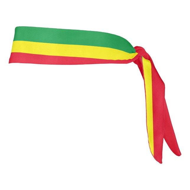 Ethiopian Flag Tie Headband (Rotate 90)