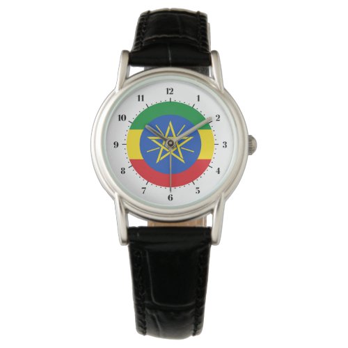 Ethiopian flag watch