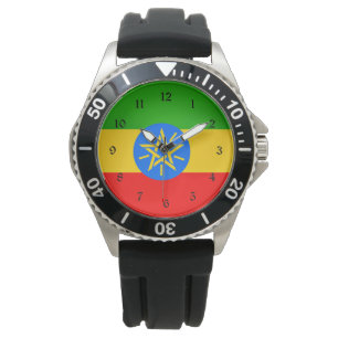 Ethiopian flag watch